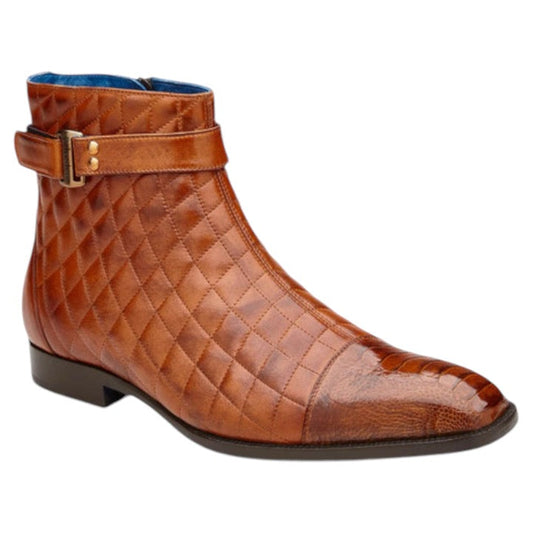 Belvedere Libero Cognac Men's Exotic Boots Style: R80