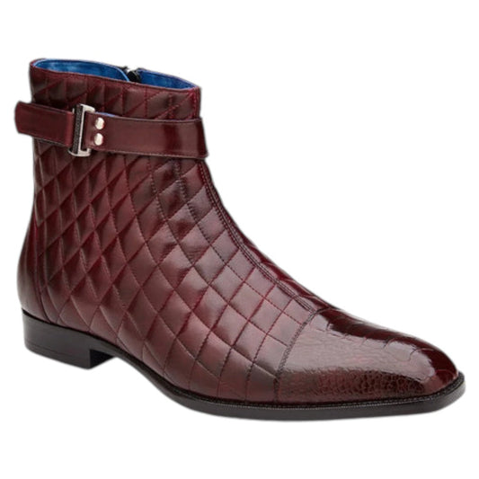 Belvedere Libero Dark Burgundy Men's Exotic Boots Style: R80