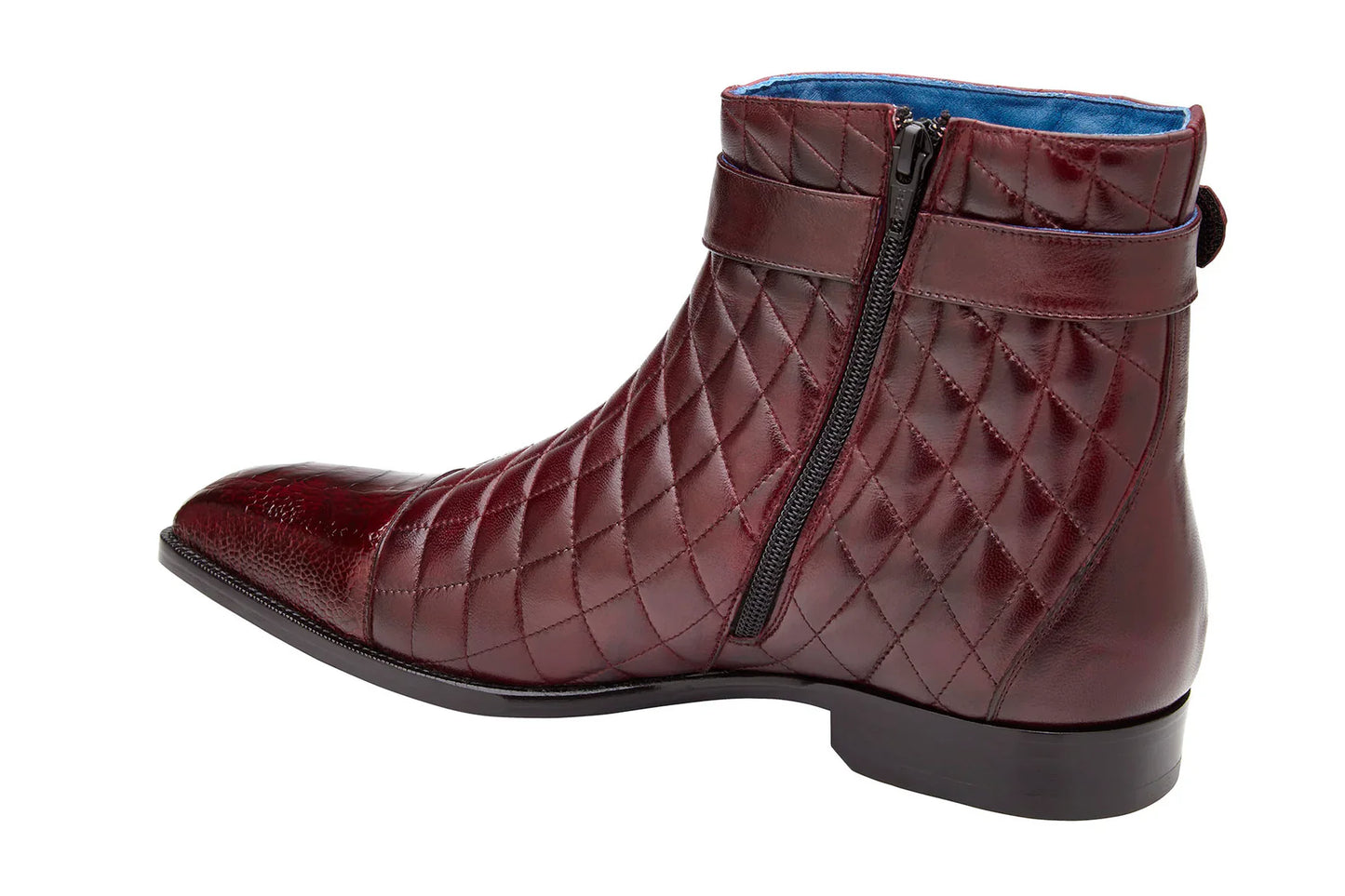 Belvedere Libero Dark Burgundy Men's Exotic Boots Style: R80