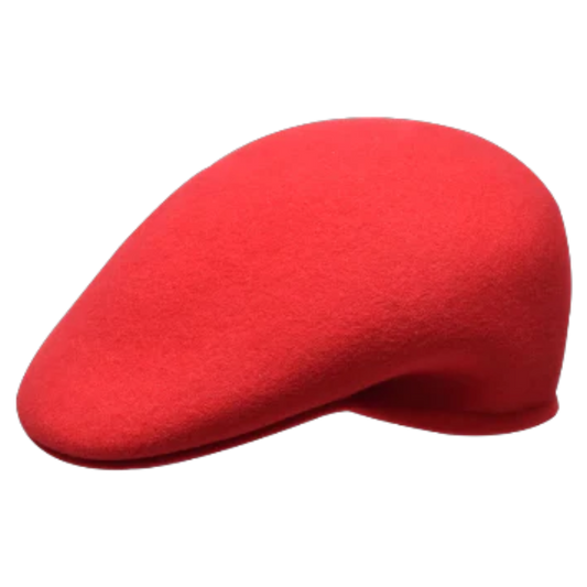 Bruno Capelo Men's Red Wool Cap Casual Hats 100% Wool Hat