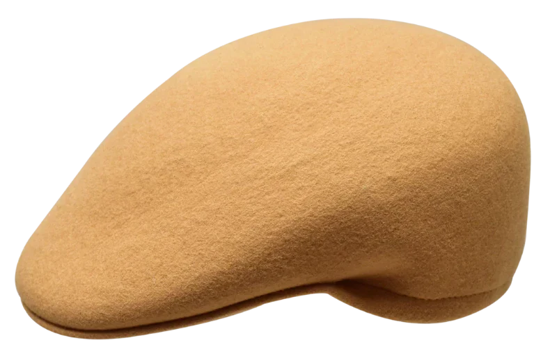 Bruno Capelo Men's Camel Wool Cap 100% Wool - Design Menswear