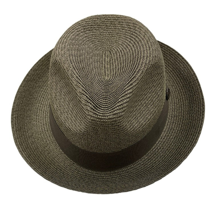 Olive Bruno Capelo Men's Hat Casual Dress Summer straw Hats - Design Menswear